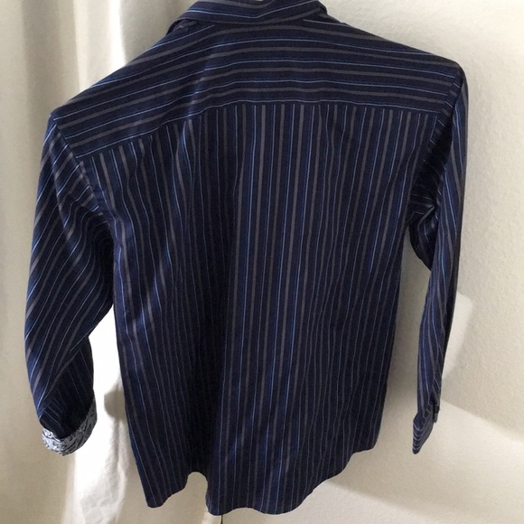 Thomas dean youth medium dress shirt - Picture 4 of 5
